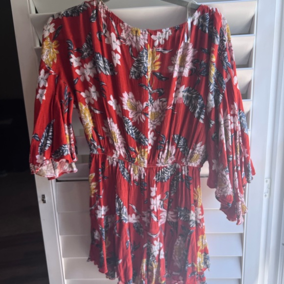 Umgee tie-front romper - Picture 2 of 2